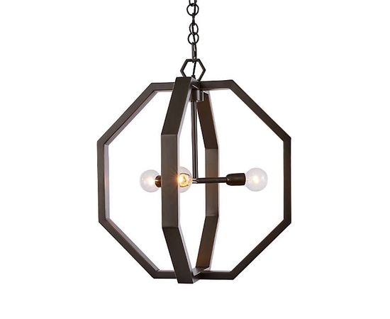 Люстра Crate and Barrel Cooper Dark Brass Chandelier, фото 1