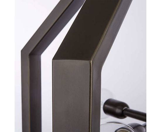 Люстра Crate and Barrel Cooper Dark Brass Chandelier, фото 6