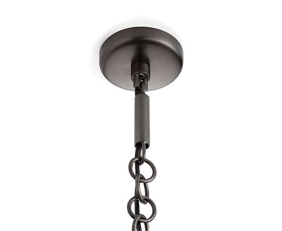 Люстра Crate and Barrel Cooper Dark Brass Chandelier, фото 5