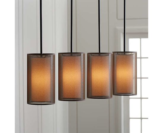 Люстра Crate and Barrel Eclipse Linear Chandelier, фото 1