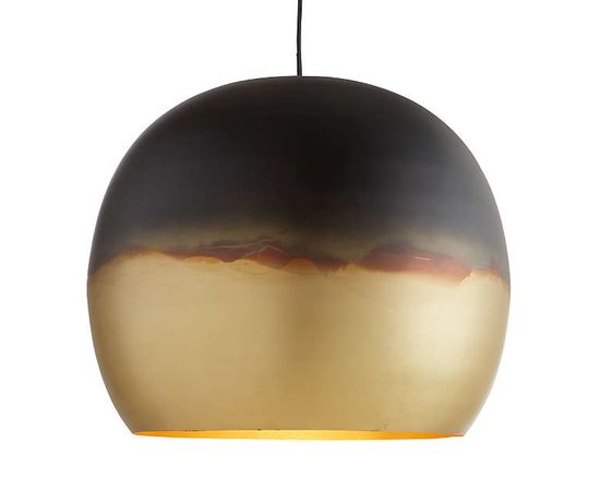 Подвесной светильник Crate and Barrel Elara Metal Globe Pendant Light, фото 2