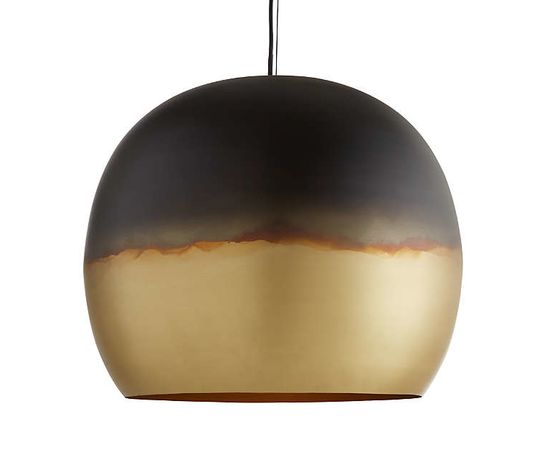 Подвесной светильник Crate and Barrel Elara Metal Globe Pendant Light, фото 9