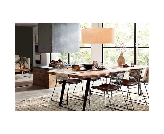 Подвесной светильник Crate and Barrel Finley Large Wheat Pendant Light, фото 10