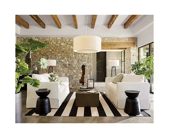 Подвесной светильник Crate and Barrel Finley Large Wheat Pendant Light, фото 7