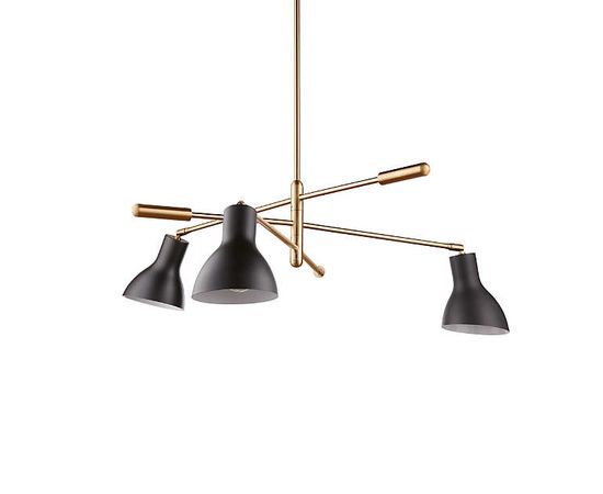 Люстра Crate and Barrel Kace 3 Arm Chandelier, фото 3