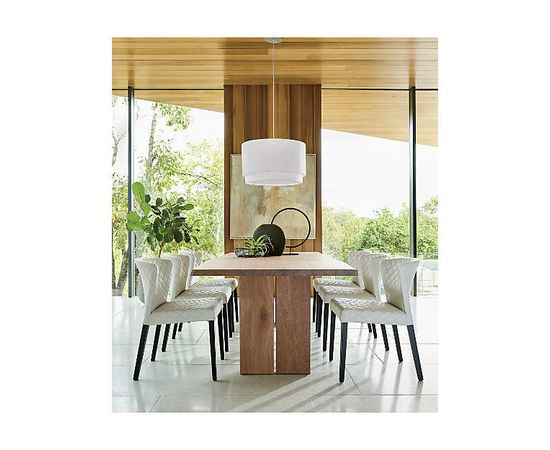 Подвесной светильник Crate and Barrel Meryl Double Drum Pendant Light, фото 4