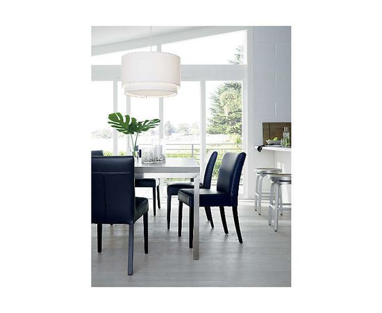 Подвесной светильник Crate and Barrel Meryl Double Drum Pendant Light, фото 3
