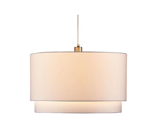 Подвесной светильник Crate and Barrel Meryl Double Drum Pendant Light, фото 1