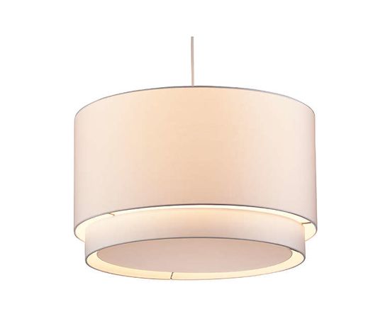 Подвесной светильник Crate and Barrel Meryl Double Drum Pendant Light, фото 8