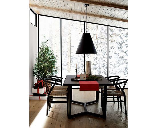 Подвесной светильник Crate and Barrel Rodan Hammered Metal Cone Pendant, фото 10