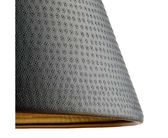 Подвесной светильник Crate and Barrel Rodan Hammered Metal Cone Pendant, фото 6
