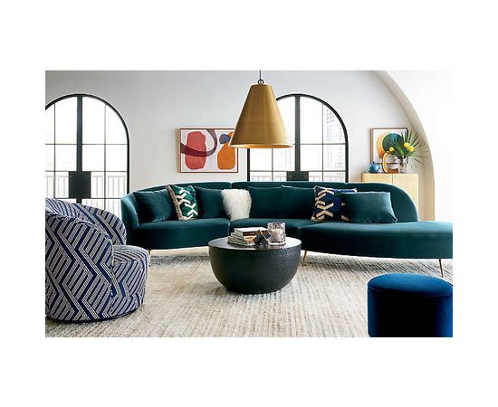 Подвесной светильник Crate and Barrel Rodan Hammered Metal Cone Pendant, фото 3