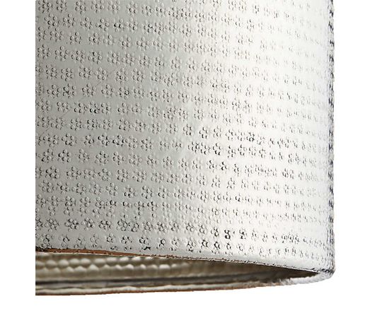 Подвесной светильник Crate and Barrel Rodan Hammered Metal Drum Pendant, фото 10