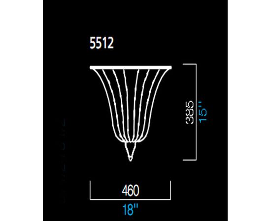 Потолочный светильник Barovier&amp;Toso 5512, фото 1