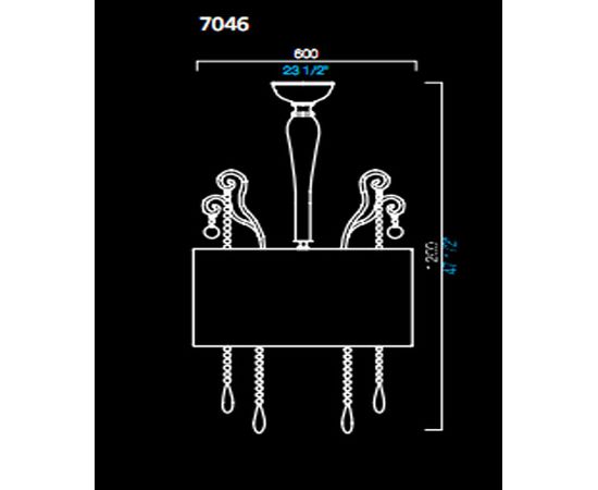 Потолочный светильник Barovier&amp;Toso 7046, фото 1