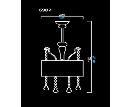 Потолочный светильник Barovier&amp;Toso 6982, фото 1