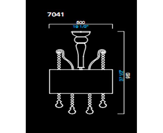 Потолочный светильник Barovier&amp;Toso 7041, фото 1
