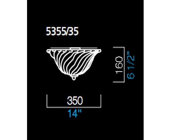 Потолочный светильник Barovier&amp;Toso 5355/35, фото 1