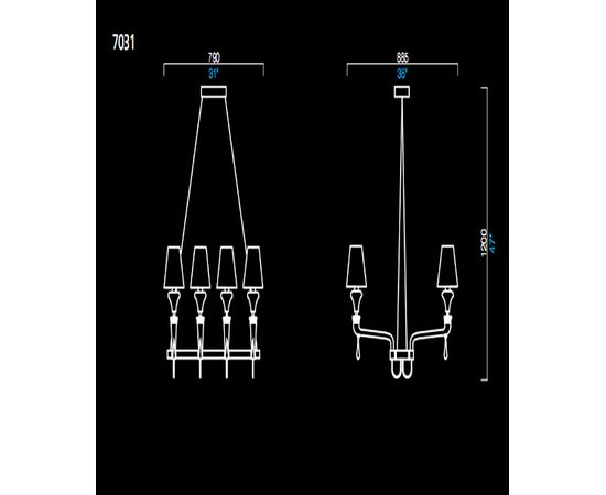 Подвесной светильник Barovier&amp;Toso 7031, фото 1