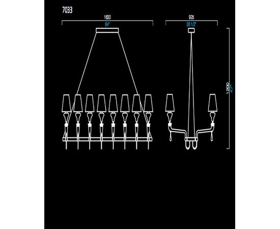 Подвесной светильник Barovier&amp;Toso 7033, фото 1