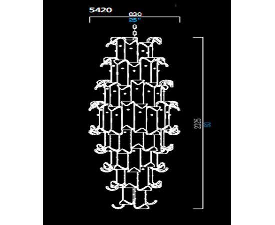 Подвесной светильник Barovier&amp;Toso 5420, фото 1