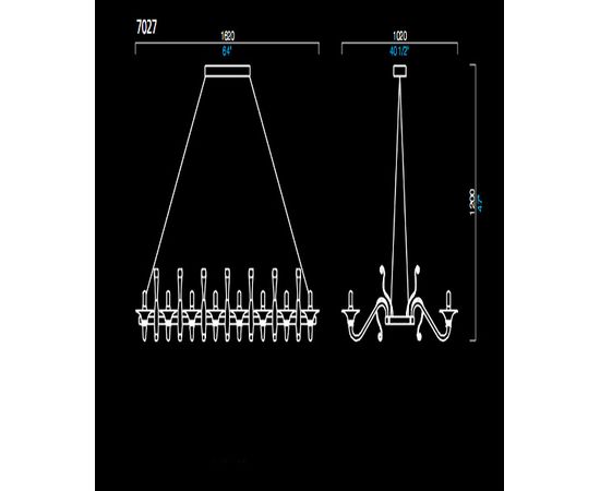 Подвесной светильник Barovier&amp;Toso 7027, фото 1