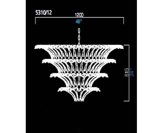 Подвесной светильник Barovier&amp;Toso 5310/12, фото 1
