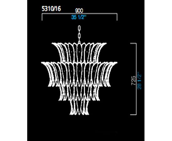 Подвесной светильник Barovier&amp;Toso 5310/16, фото 1