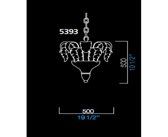Подвесной светильник Barovier&amp;Toso 5393, фото 1
