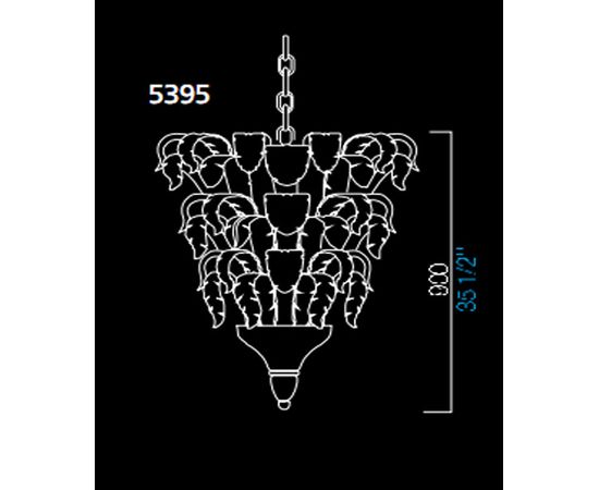 Подвесной светильник Barovier&amp;Toso 5395, фото 1