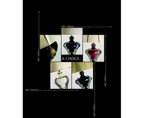 Настольная лампа Patrizia Garganti CM 510-512, 536, 538, фото 1