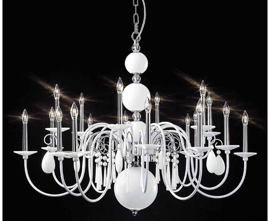 Подвесной светильник MM Lampadari Olanda 1Z005/18 bia, фото 1