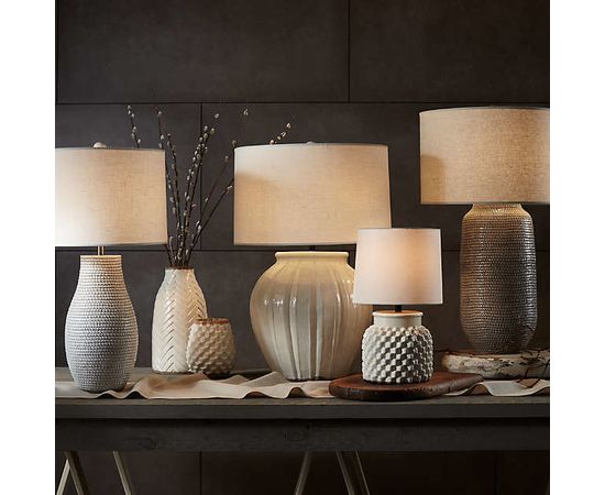 Настольная лампа Crate and Barrel Cane Table Lamp, фото 4