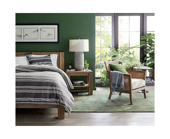 Настольная лампа Crate and Barrel Cane Table Lamp, фото 3