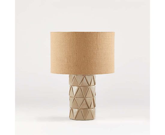 Настольная лампа Crate and Barrel Esme Table Lamp with Drum Shade, фото 1