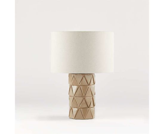 Настольная лампа Crate and Barrel Esme Table Lamp with Drum Shade, фото 6