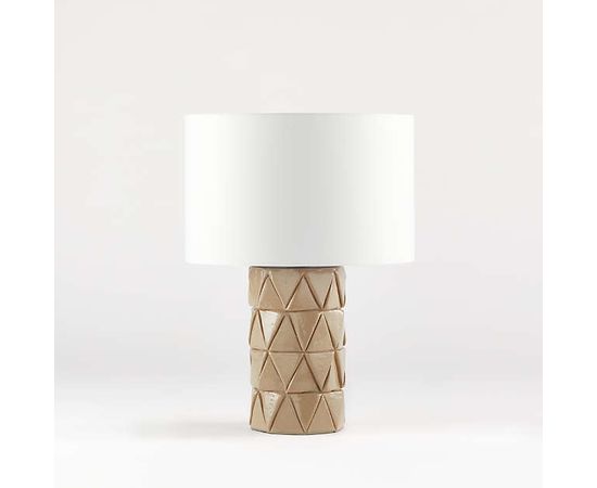 Настольная лампа Crate and Barrel Esme Table Lamp with Drum Shade, фото 5