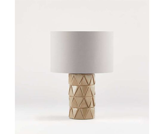 Настольная лампа Crate and Barrel Esme Table Lamp with Drum Shade, фото 4