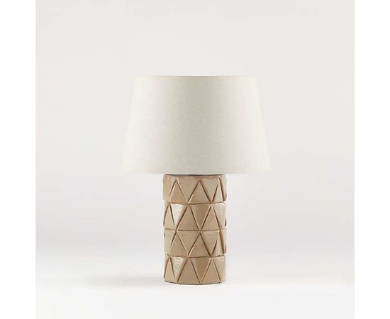 Настольная лампа Crate and Barrel Esme Table Lamp with Drum Shade, фото 3