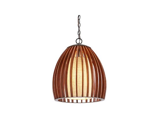 Подвесной светильник Crate and Barrel Kennedy Wood Pendant Light, фото 1