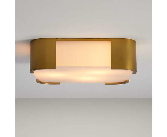 Потолочный светильник Crate and Barrel Louis Rectangular Flushmount Light, фото 5