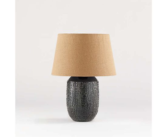 Настольная лампа Crate and Barrel Matilde Table Lamp with White Taper Shade, фото 6