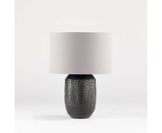 Настольная лампа Crate and Barrel Matilde Table Lamp with White Taper Shade, фото 4