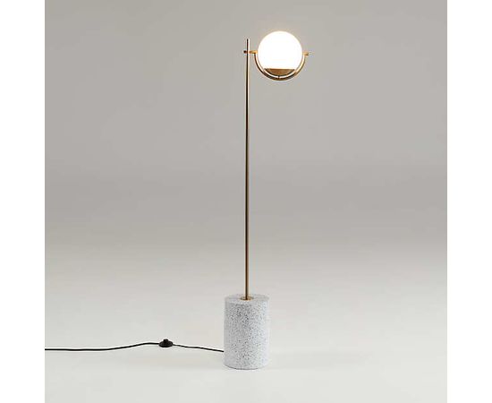 Торшер Crate and Barrel Rondure Globe Floor Lamp, фото 1