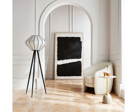 Торшер Crate and Barrel Starling Paper Lantern Floor Lamp, фото 3