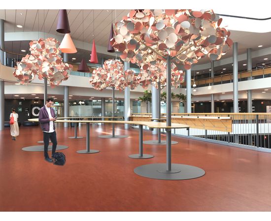 Напольный светильник Green Furniture Concept Leaf Lamp Metal Tree M w Table, фото 9