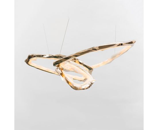 Подвесной светильник Markus Haase Bronze and Onyx Circlet Chandelier III, фото 1