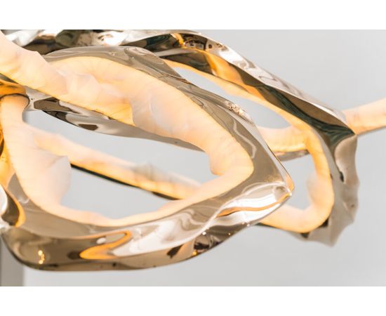 Подвесной светильник Markus Haase Bronze and Onyx Circlet Chandelier III, фото 4