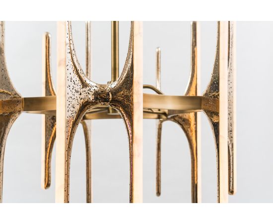 Люстра Markus Haase Wormed Bronze 5-arm Chandelier, фото 2