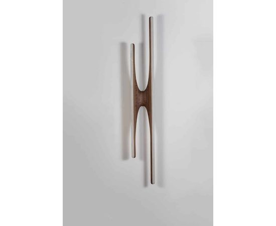 Настенный светильник Markus Haase Carved Wood and Onyx Sculptural Sconce, фото 6